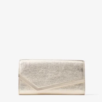 Pochette Emmie in tessuto Platinum Ice Brilliance