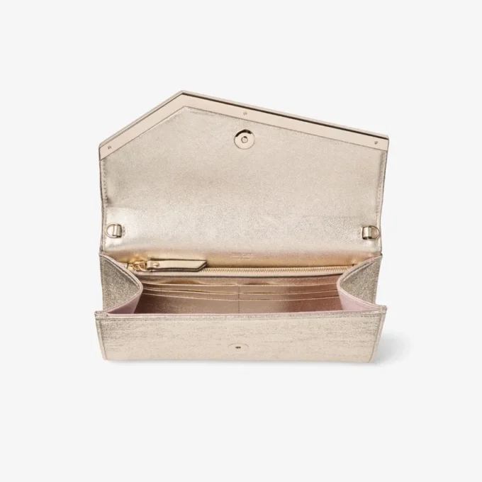 Pochette Emmie in tessuto Platinum Ice Brilliance Pochette Emmie in tessuto Platinum Ice Brilliance