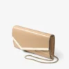 Pochette Emmie in vernice color chai Pochette Emmie in vernice color chai