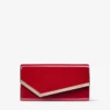 Pochette Emmie in vernice rosso rubino Pochette Emmie in vernice rosso rubino