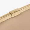 Pochette Ganache in pelle nappa color chai Pochette Ganache in pelle nappa color chai