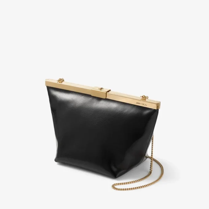 Pochette in pelle Biker nera Ganache Pochette in pelle Biker nera Ganache