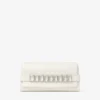 Pochette Kya in pelle nappa color latte Pochette Kya in pelle nappa color latte