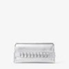 Pochette Kya in pelle nappa metallizzata argento Pochette Kya in pelle nappa metallizzata argento