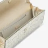 Pochette Sweetie in acrilico glitterato grossolano color champagne Pochette Sweetie in acrilico glitterato grossolano color champagne
