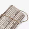 Pochette Sweetie in acrilico glitterato rosa ballet shadow Pochette Sweetie in acrilico glitterato rosa ballet shadow