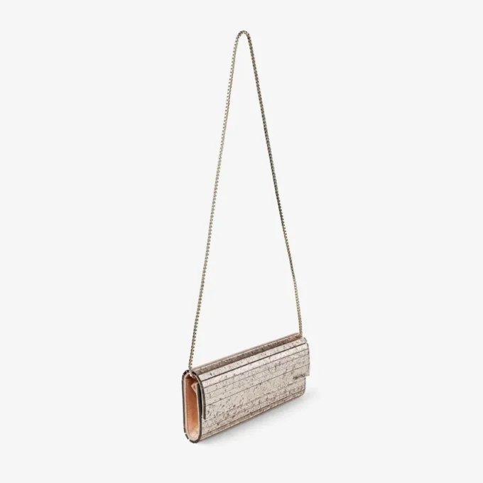 Pochette Sweetie in acrilico glitterato rosa ballet shadow Pochette Sweetie in acrilico glitterato rosa ballet shadow