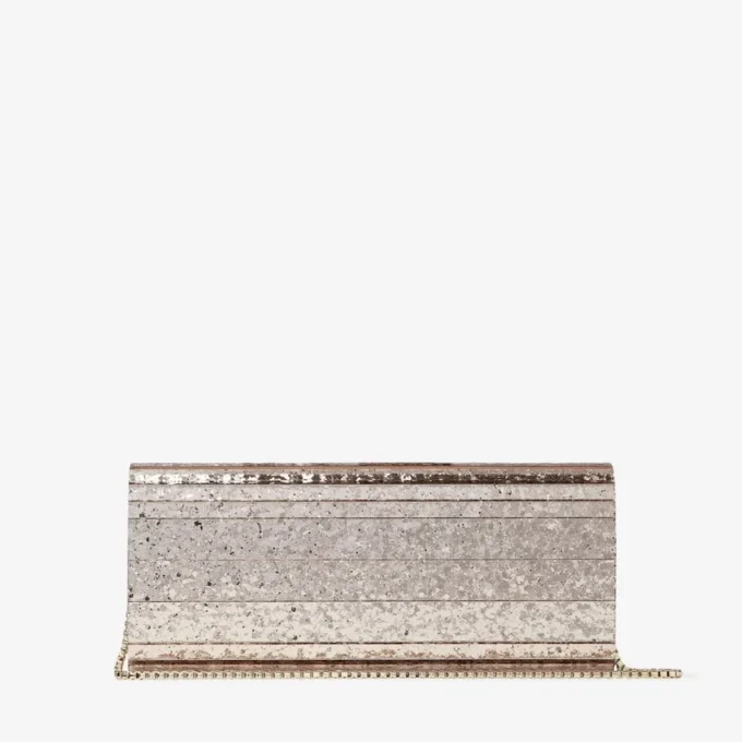 Pochette Sweetie in acrilico glitterato rosa ballet shadow Pochette Sweetie in acrilico glitterato rosa ballet shadow