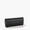 Pochette Sweetie in acrilico nero con tracolla a catena dorata Pochette Sweetie in acrilico nero con tracolla a catena dorata
