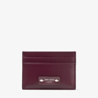 Portacarte in pelle Umika Garnet