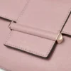 Portafoglio con barra e catena Portafoglio in pelle Biker rosa con catena Portafoglio con barra e catena Portafoglio in pelle Biker rosa con catena