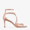 Sandali Azia 75 in vernice rosa balletto