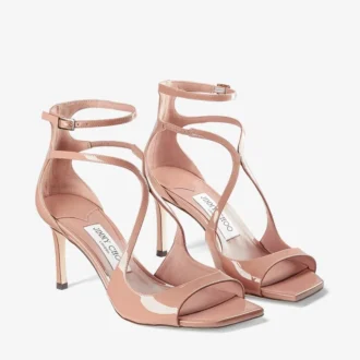 Sandali Azia 75 in vernice rosa balletto