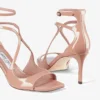 Sandali Azia 75 in vernice rosa balletto