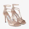 Sandali Azia 95 in vernice rosa balletto