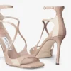 Sandali Azia 95 in vernice rosa balletto