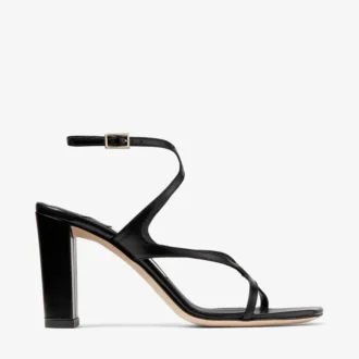 Sandali Azie 85 in pelle nappa nera