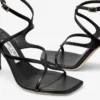 Sandali Azie 85 in pelle nappa nera