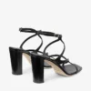 Sandali Azie 85 in pelle nappa nera