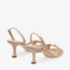 Sandali con cinturino posteriore in pelle nappa Elsy 70 Chai