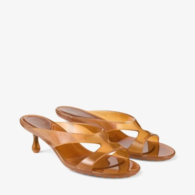 Sandali Jelly Drop 50 in gelatina color ambra Sandali Jelly Drop 50 in gelatina color ambra