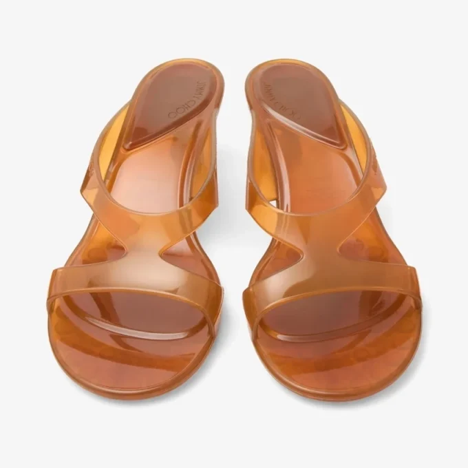 Sandali Jelly Drop 50 in gelatina color ambra Sandali Jelly Drop 50 in gelatina color ambra