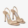 Sandali Jenn 100 in pelle nappa color chai Sandali Jenn 100 in pelle nappa color chai