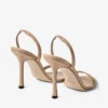 Sandali Jenn 100 in pelle nappa color chai Sandali Jenn 100 in pelle nappa color chai
