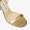 Sandali Jenn 100 in pelle nappa metallizzata dorata Sandali Jenn 100 in pelle nappa metallizzata dorata