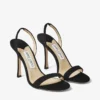 Sandali Jenn 100 in pelle scamosciata nera Sandali Jenn 100 in pelle scamosciata nera