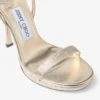 Sandali Moza con plateau in tessuto Platinum Brilliance Sandali Moza con plateau in tessuto Platinum Brilliance