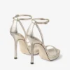 Sandali Moza con plateau in tessuto Platinum Brilliance Sandali Moza con plateau in tessuto Platinum Brilliance