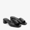 Sandali mules Dina 45 in pelle nera