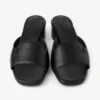Sandali mules Dina 45 in pelle nera