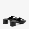 Sandali mules Dina 45 in pelle nera