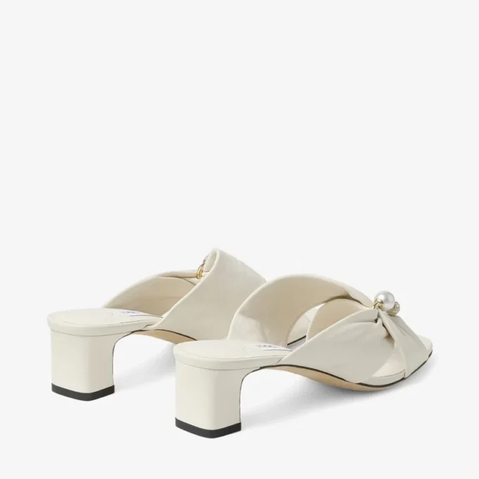 Sandali Rafi 45 in morbida pelle color latte