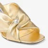 Sandali Rafi 85 in nappa metallizzata dorata