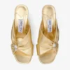 Sandali Rafi 85 in nappa metallizzata dorata