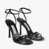 Sandalo in pelle avvolgente Candy Leo 100 nero Sandalo in pelle avvolgente Candy Leo 100 nero