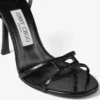 Sandalo in pelle avvolgente Candy Leo 100 nero Sandalo in pelle avvolgente Candy Leo 100 nero