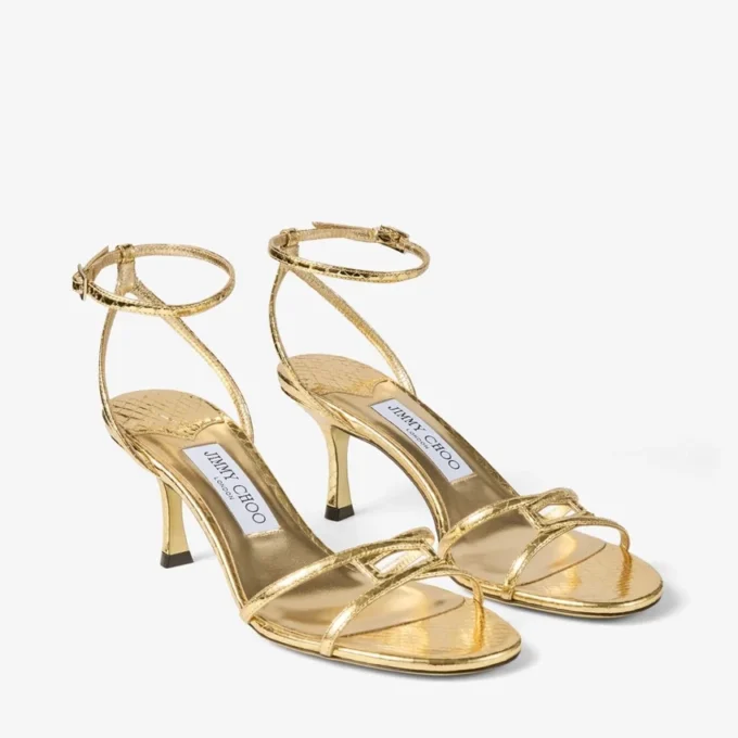 Sandalo in pelle Candy Wrap Leo 65 Gold del 1998