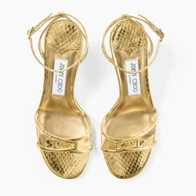 Sandalo in pelle Candy Wrap Leo 65 Gold del 1998