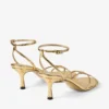 Sandalo in pelle Candy Wrap Leo 65 Gold del 1998