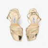 Sandalo Metz 100 in pelle Liquid Metal dorata Sandalo Metz 100 in pelle Liquid Metal dorata
