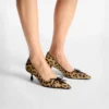 Scarlett 50 Décolleté in cavallino con stampa leopardata naturale Scarlett 50 Décolleté in cavallino con stampa leopardata naturale