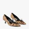 Scarlett 50 Décolleté in cavallino con stampa leopardata naturale Scarlett 50 Décolleté in cavallino con stampa leopardata naturale