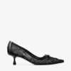 Scarlett 50, décolleté nere con lacci di jimmy choo Scarlett 50, décolleté nere con lacci di jimmy choo