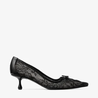 Scarlett 50, décolleté nere con lacci di jimmy choo