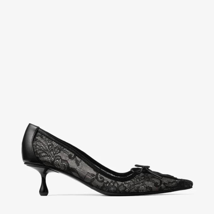 Scarlett 50, décolleté nere con lacci di jimmy choo Scarlett 50, décolleté nere con lacci di jimmy choo