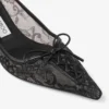 Scarlett 50, décolleté nere con lacci di jimmy choo Scarlett 50, décolleté nere con lacci di jimmy choo